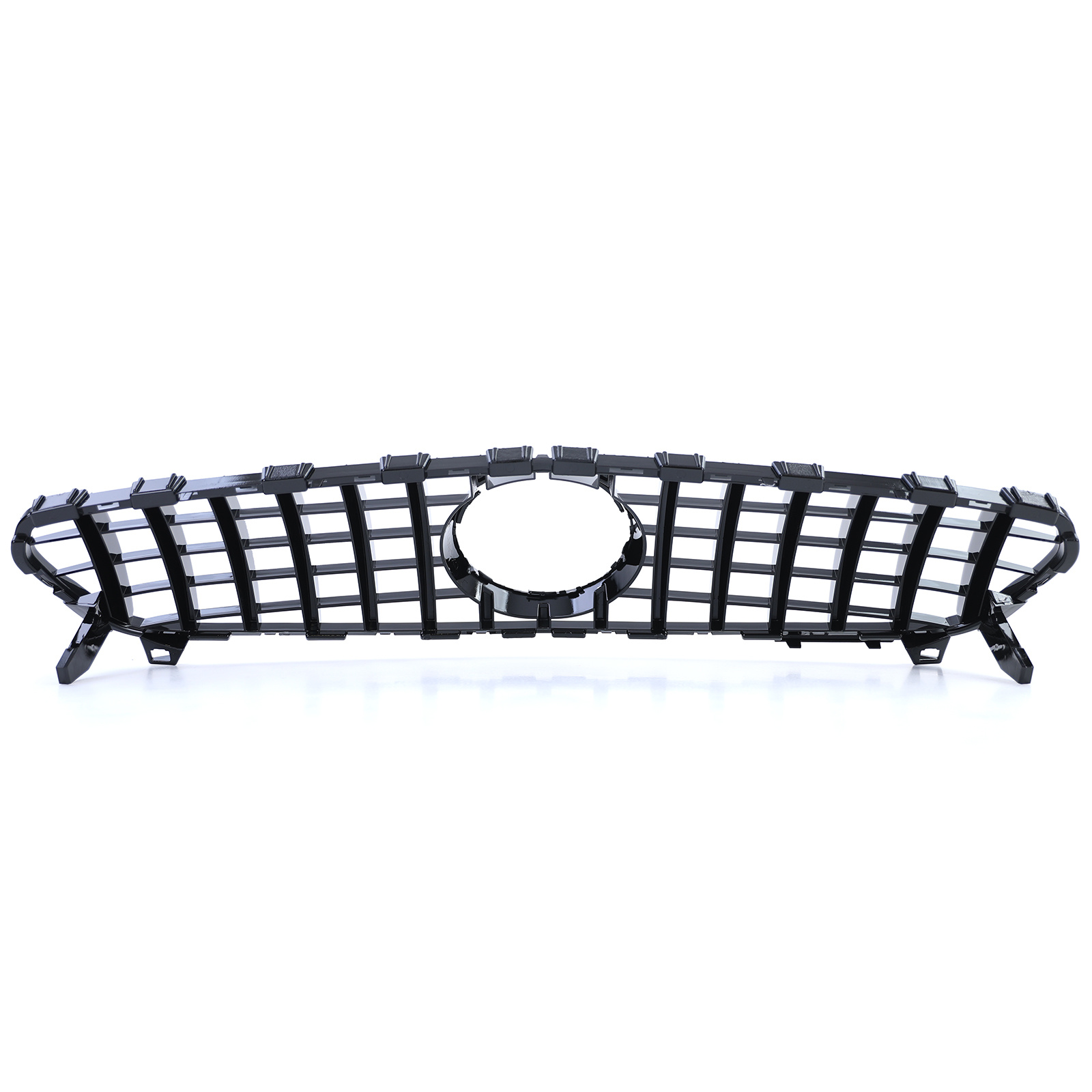 Autogrille geschikt voor Mercedes A-klasse W176 - Sportrooster - Glanzend Zwart