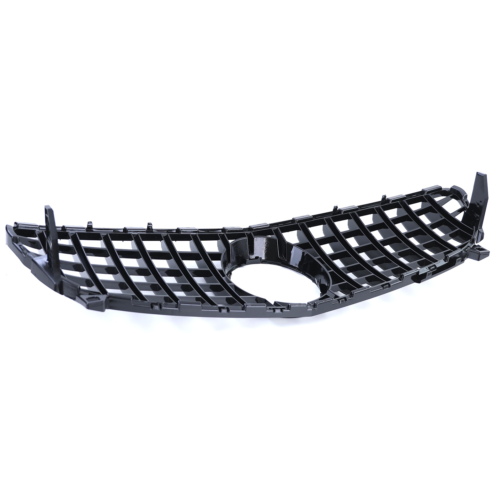 Autogrille - Mercedes A-klasse W176 - Sportrooster - Glanzend Zwart