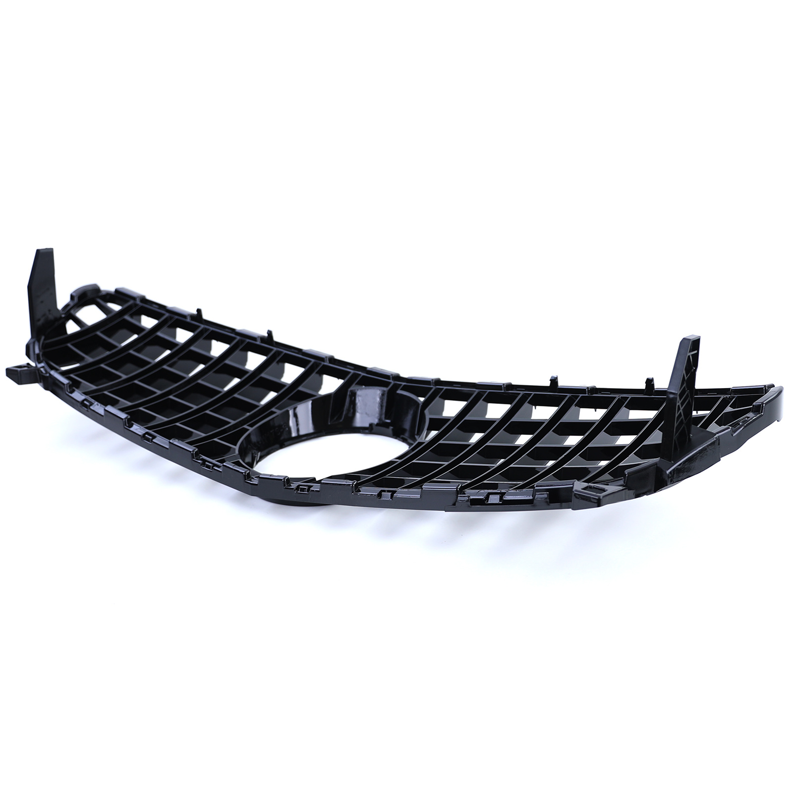 Autogrille - Mercedes A-klasse W176 - Sportrooster - Glanzend Zwart