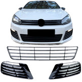 Autogrille geschikt voor Volkswagen Golf 6 09-12 R20 bumper - OEM-kwaliteit - 100% passend