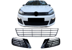 Autogrille - Volkswagen Golf 6 09-12 R20 bumper - OEM-kwaliteit - 100% passend