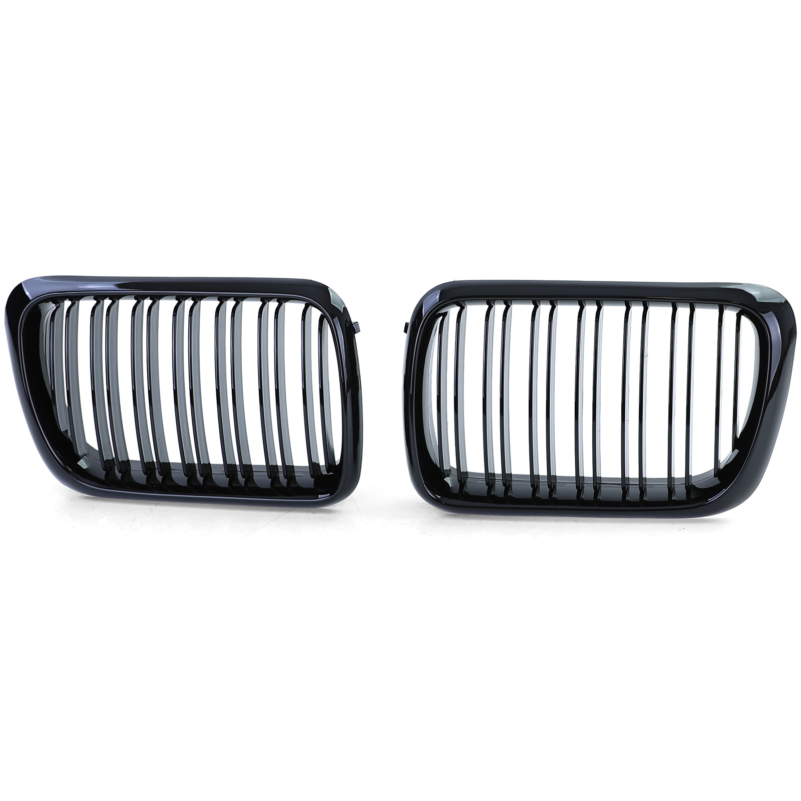 Radiateurgrille geschikt voor BMW 3 Serie E36 96-99 - Sportieve look - Glans Zwart