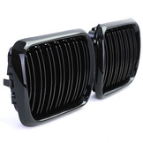 Radiateurgrille geschikt voor BMW 3 Serie E36 96-99 - Sportieve look - Glans Zwart
