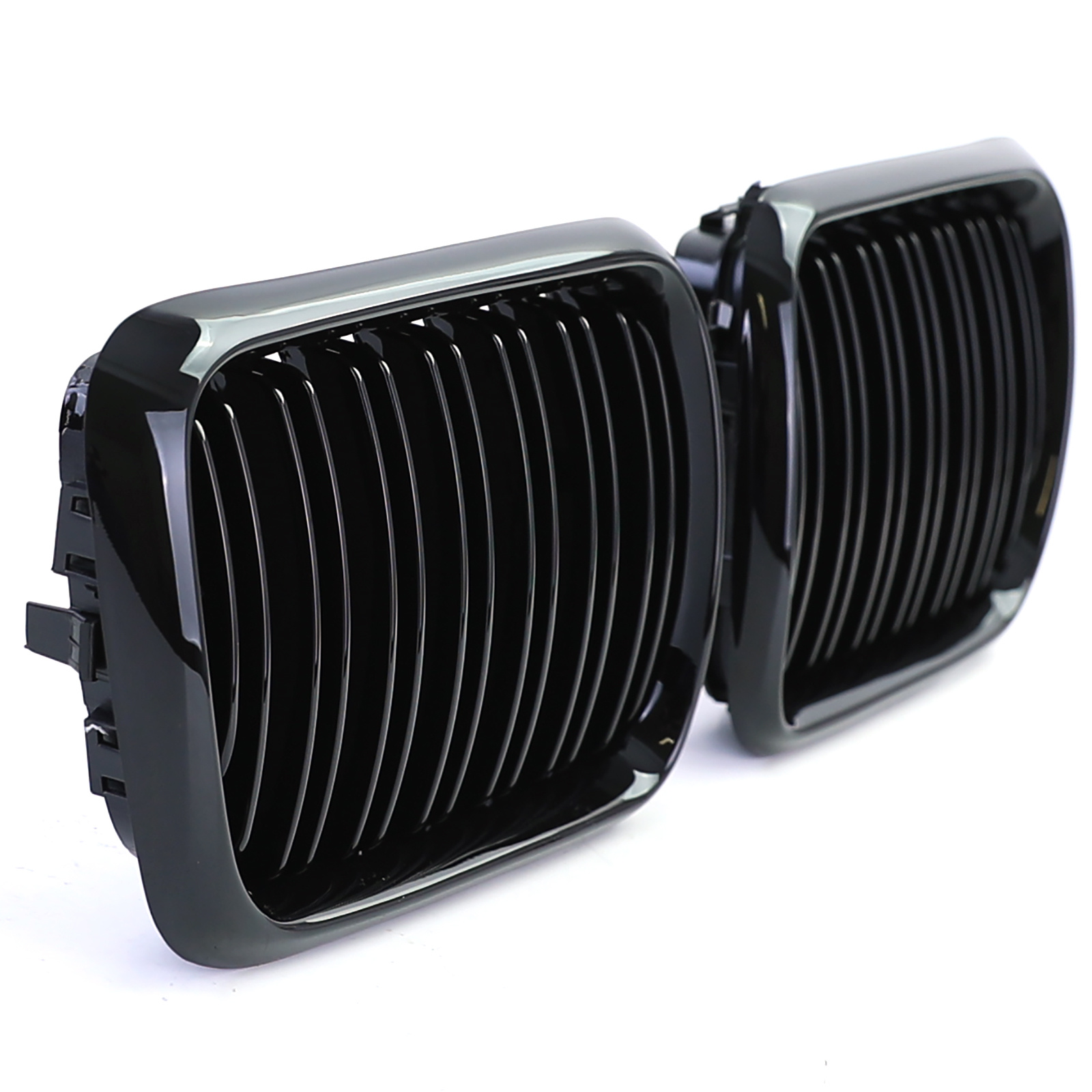 Radiateurgrille geschikt voor BMW 3 Serie E36 96-99 - Sportieve look - Glans Zwart