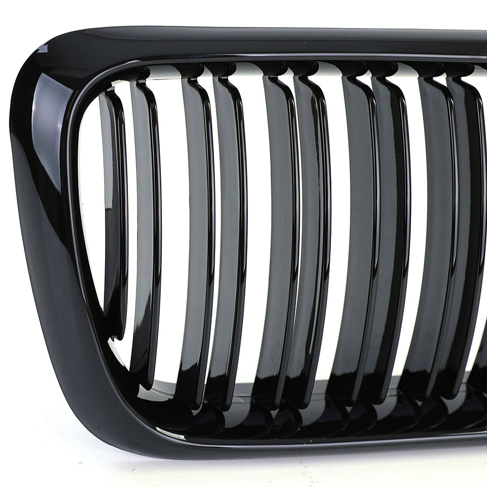 Radiateurgrille geschikt voor BMW 3 Serie E36 96-99 - Sportieve look - Glans Zwart