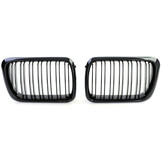Radiateurgrille geschikt voor BMW 3 Serie E36 96-99 - Sportieve look - Glans Zwart