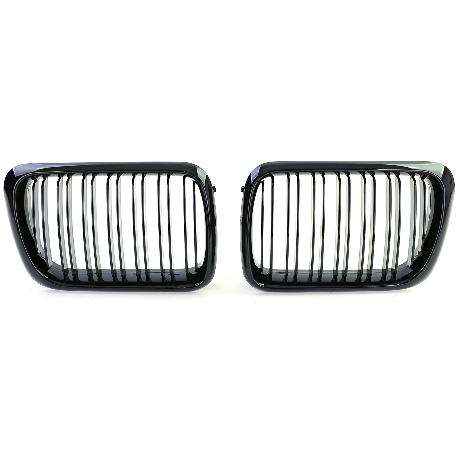 Radiateurgrille geschikt voor BMW 3 Serie E36 96-99 - Sportieve look - Glans Zwart