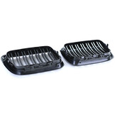 Radiateurgrille - BMW 3 Serie E36 96-99 - Sportieve look - Glans Zwart