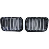 Radiateurgrille geschikt voor BMW 3 Serie E36 96-99 - Sportieve look - Glans Zwart