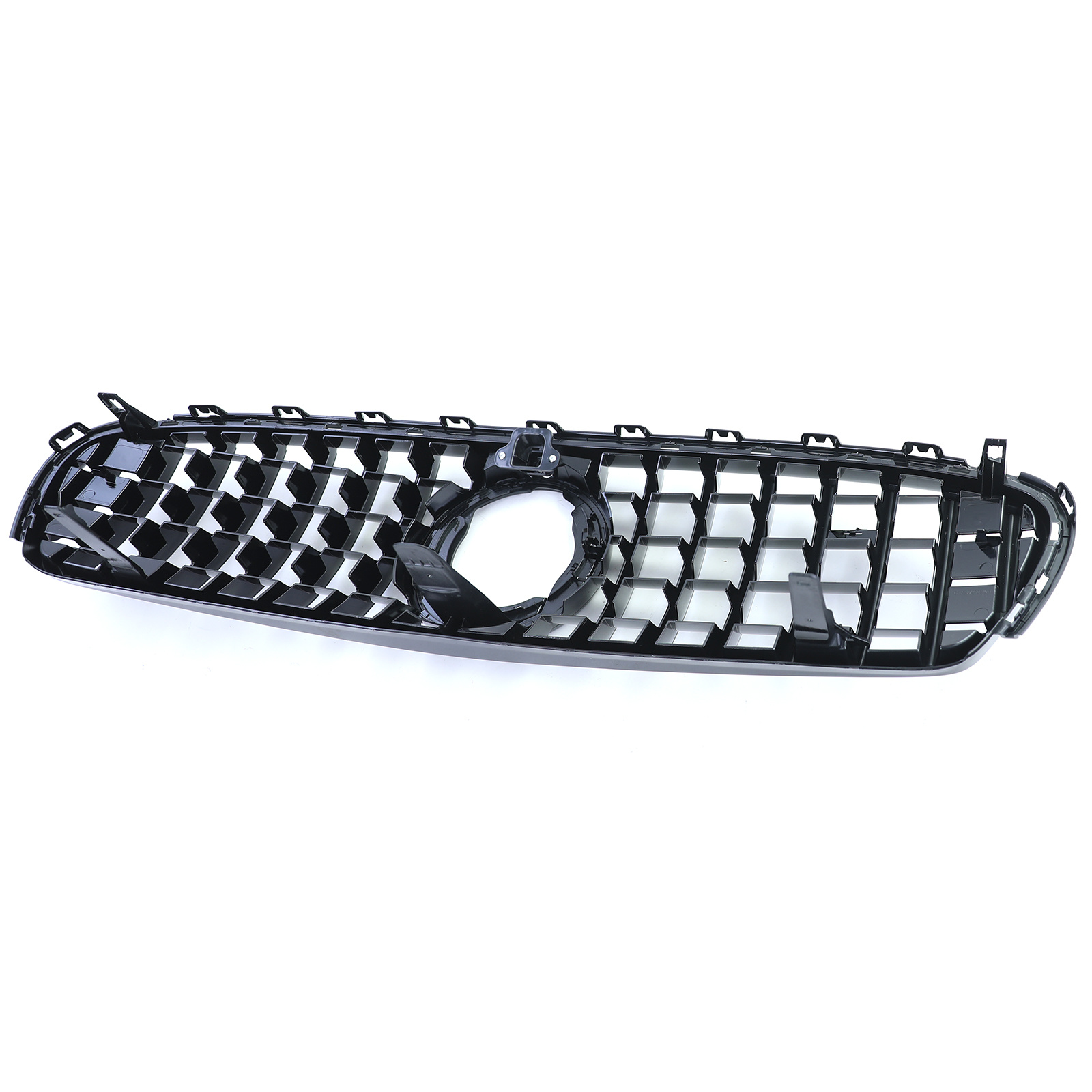 Radiateurrooster geschikt voor Mercedes GLC X253 SUV - Sport optiek - Zwart glans