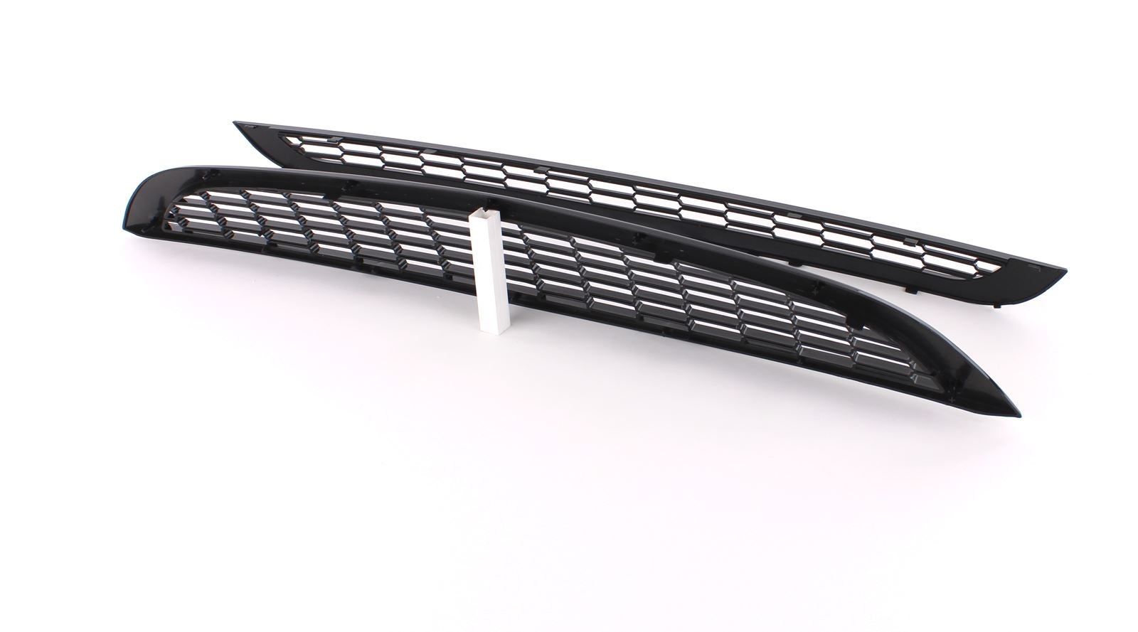 Autogrille - Mini R50 R53 One Cooper 01-06 - Sportief honingraatdesign - Glanzend zwart