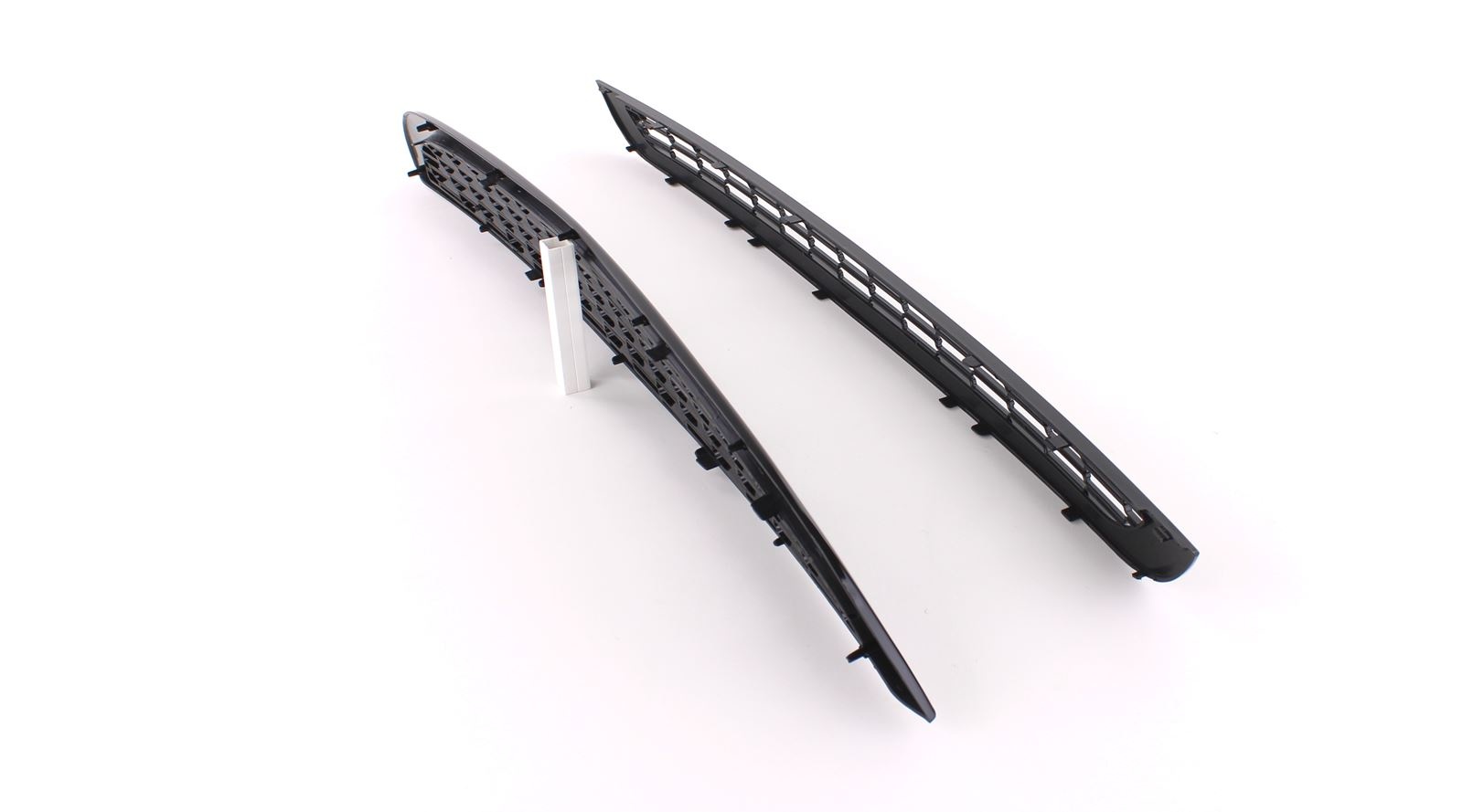 Autogrille - Mini R50 R53 One Cooper 01-06 - Sportief honingraatdesign - Glanzend zwart