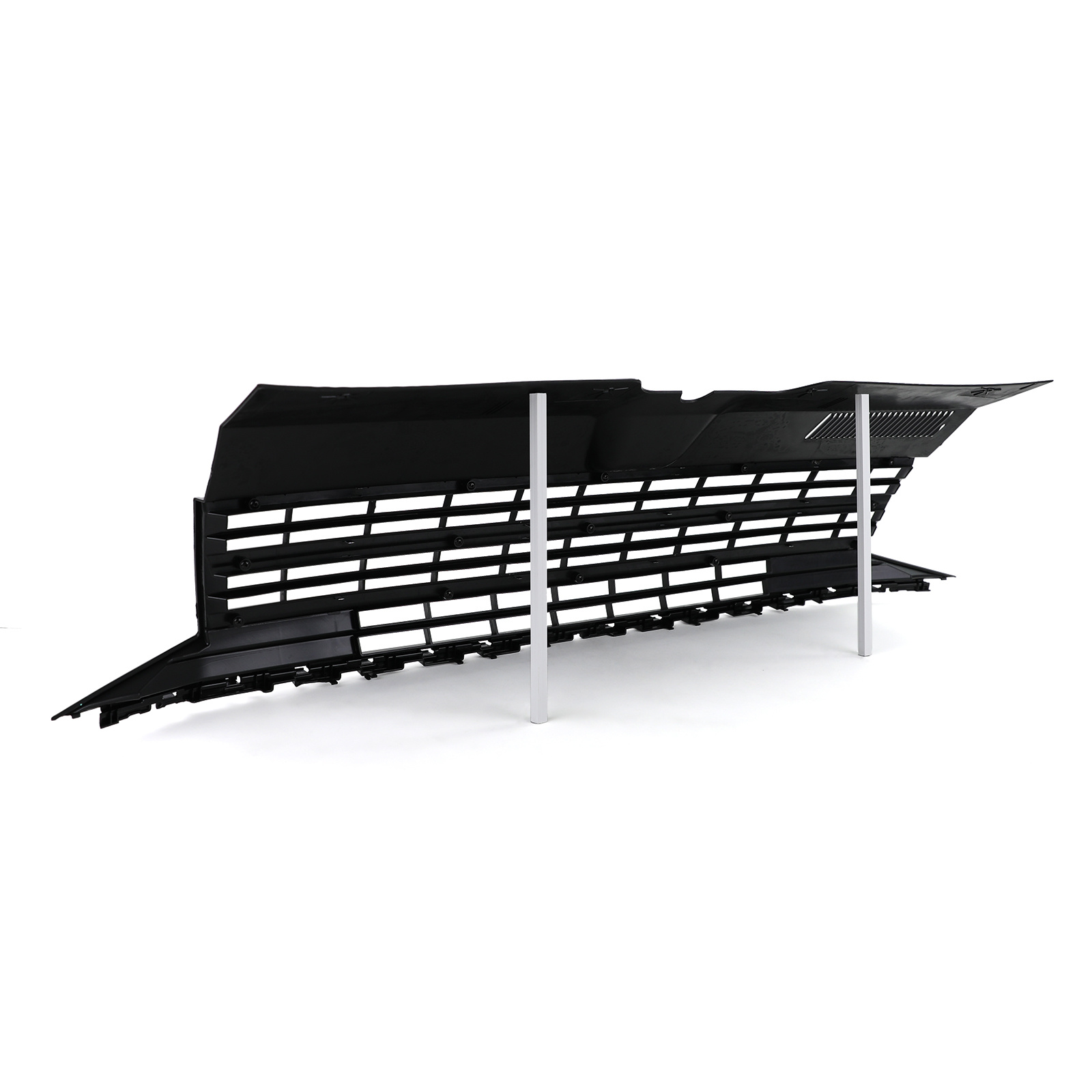 Autogrille - VW T6 Bus Transporter 15-19 - Badgeloos - Rode strepen