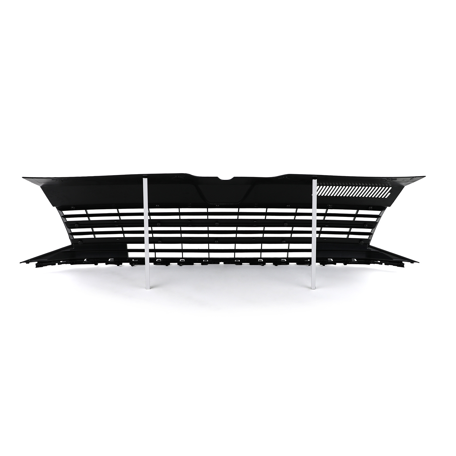 Autogrille - VW T6 Bus Transporter 15-19 - Badgeloos - Rode strepen