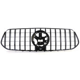 Sportradiateurrooster - geschikt voor Mercedes GLE SUV V167 18+ - Zwarte glans - inclusief frontcamera