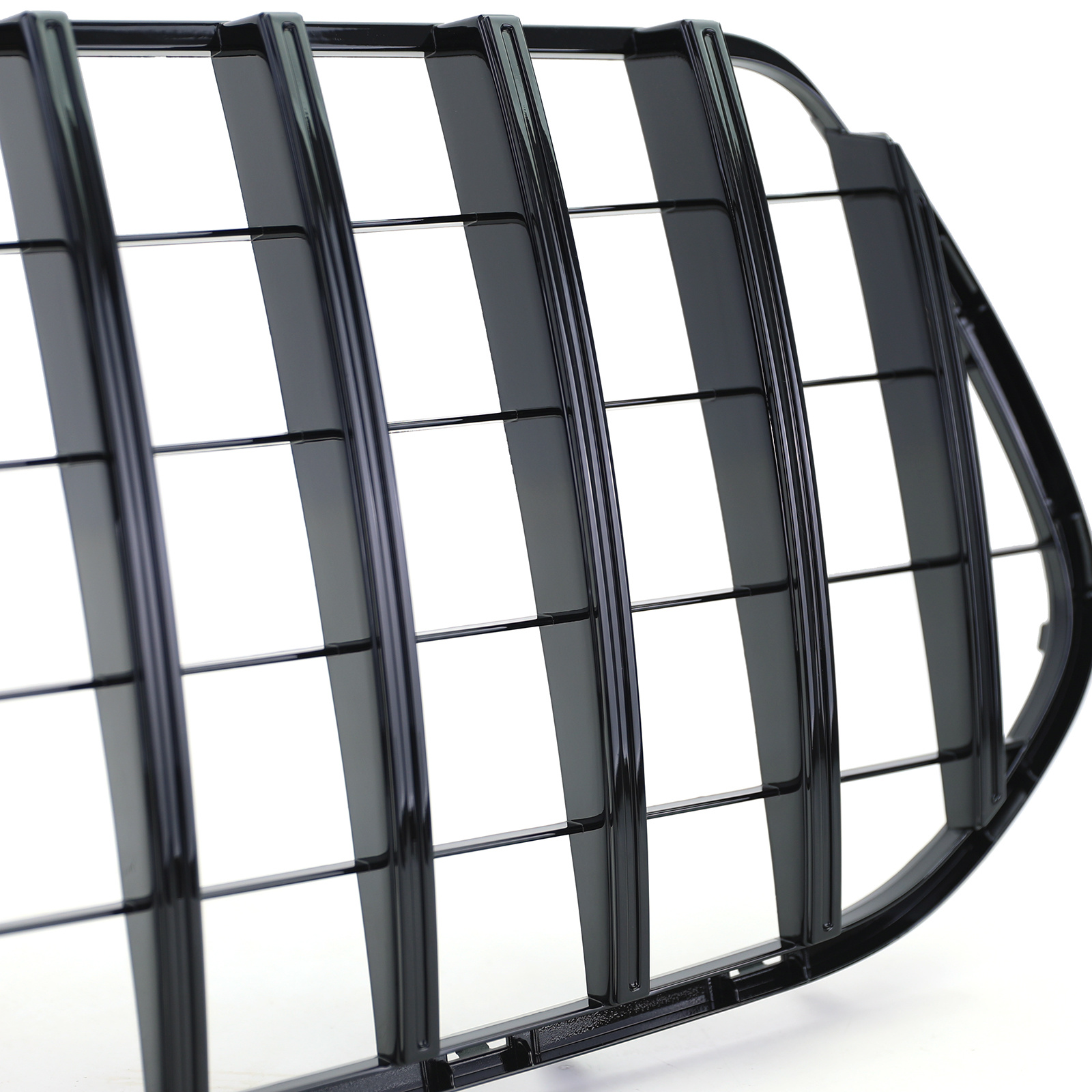 Sportradiateurrooster - geschikt voor Mercedes GLE SUV V167 18+ - Zwarte glans - inclusief frontcamera