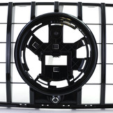 Sportradiateurrooster - geschikt voor Mercedes GLE SUV V167 18+ - Zwarte glans - inclusief frontcamera