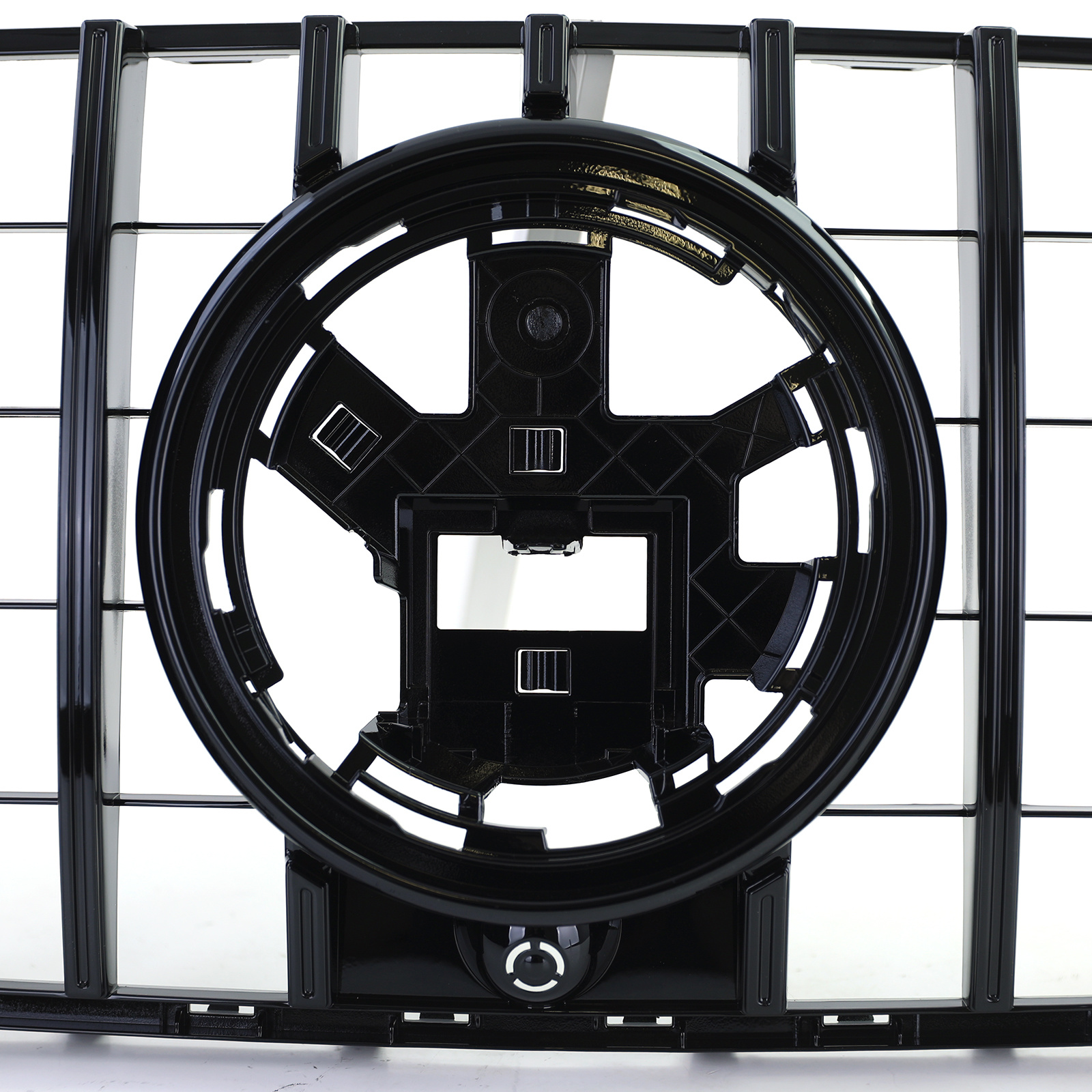 Sportradiateurrooster - geschikt voor Mercedes GLE SUV V167 18+ - Zwarte glans - inclusief frontcamera