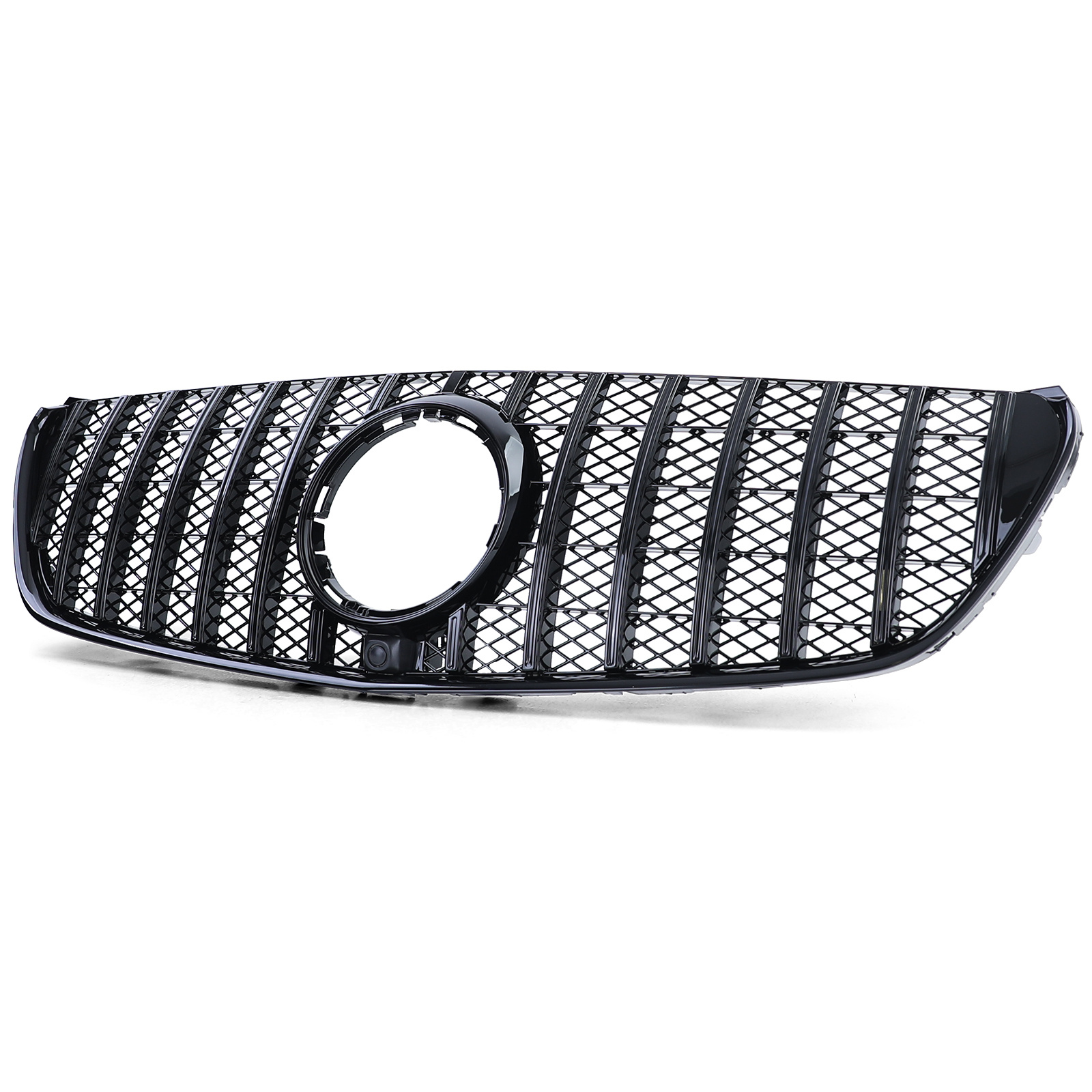 Autogrille - Mercedes V Klasse W447 pre-facelift - Sport optiek - Zwart glans