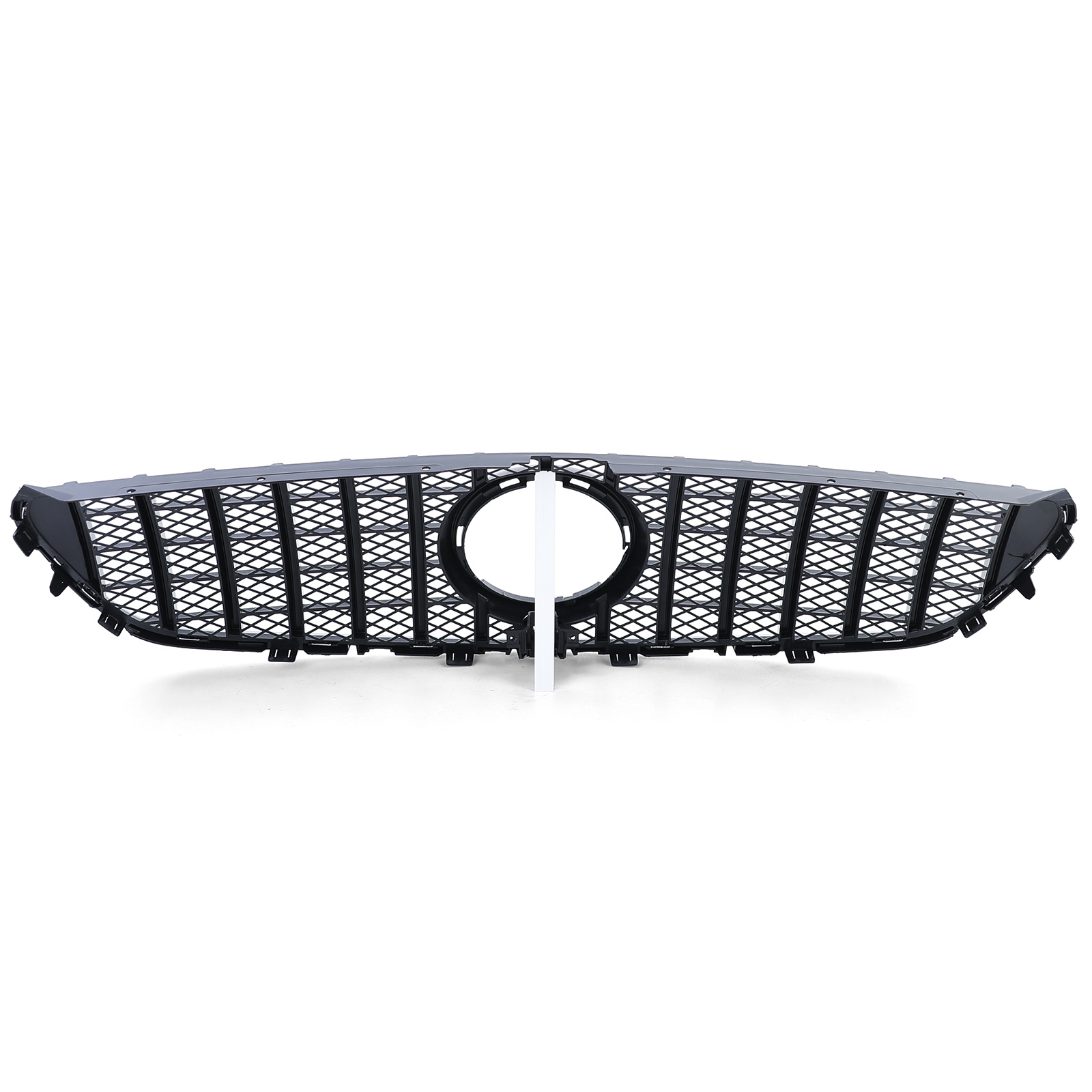 Autogrille - Mercedes V Klasse W447 pre-facelift - Sport optiek - Zwart glans