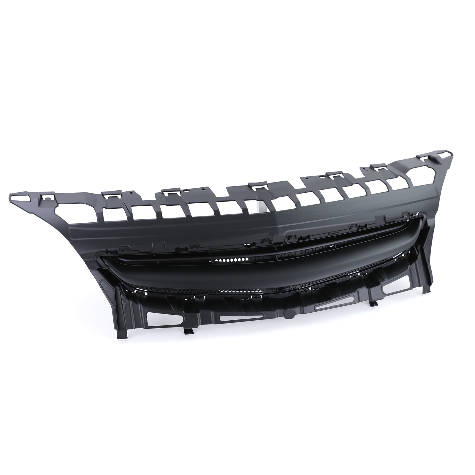 Autogrille - Opel Astra J 12-15 - Badgeloos - Zwart