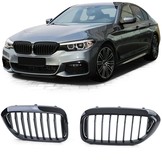 Autogrille - geschikt voor BMW 5 Serie G30 G31 G32 17-20 - Sport rooster - Glans zwart