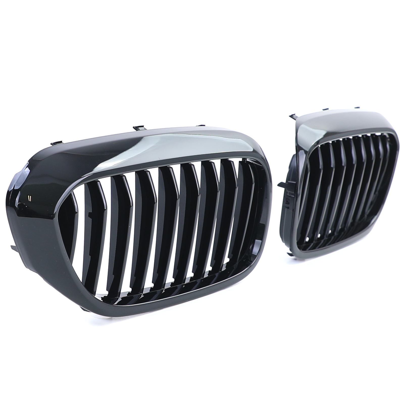 Autogrille - geschikt voor BMW 5 Serie G30 G31 G32 17-20 - Sport rooster - Glans zwart