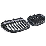 Autogrille - geschikt voor BMW 5 Serie G30 G31 G32 17-20 - Sport rooster - Glans zwart