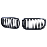 Sport Grill geschikt voor BMW X5 F15 X6 F16 - Dubbele stang - Zwarte glans