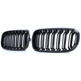 Sport Grill - BMW X5 F15 X6 F16 - Dubbele stang - Zwarte glans