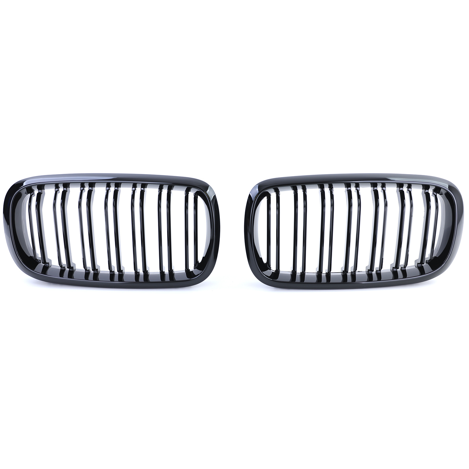 Sport Grill geschikt voor BMW X5 F15 X6 F16 - Dubbele stang - Zwarte glans