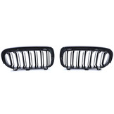 Sport Grill - BMW X5 F15 X6 F16 - Dubbele stang - Zwarte glans