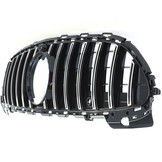 Autogrille geschikt voor Mercedes C-klasse W206 S206 - Sport optiek - Zwart chroom