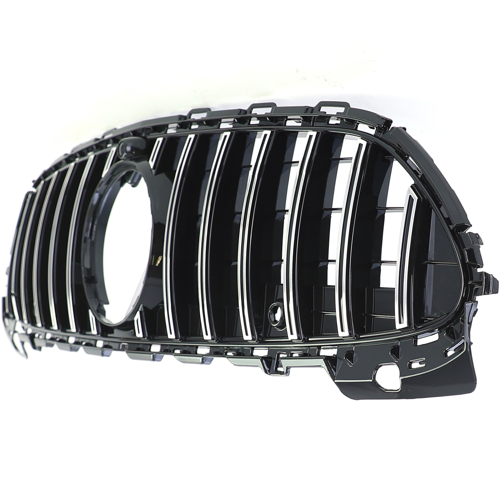 Autogrille geschikt voor Mercedes C-klasse W206 S206 - Sport optiek - Zwart chroom