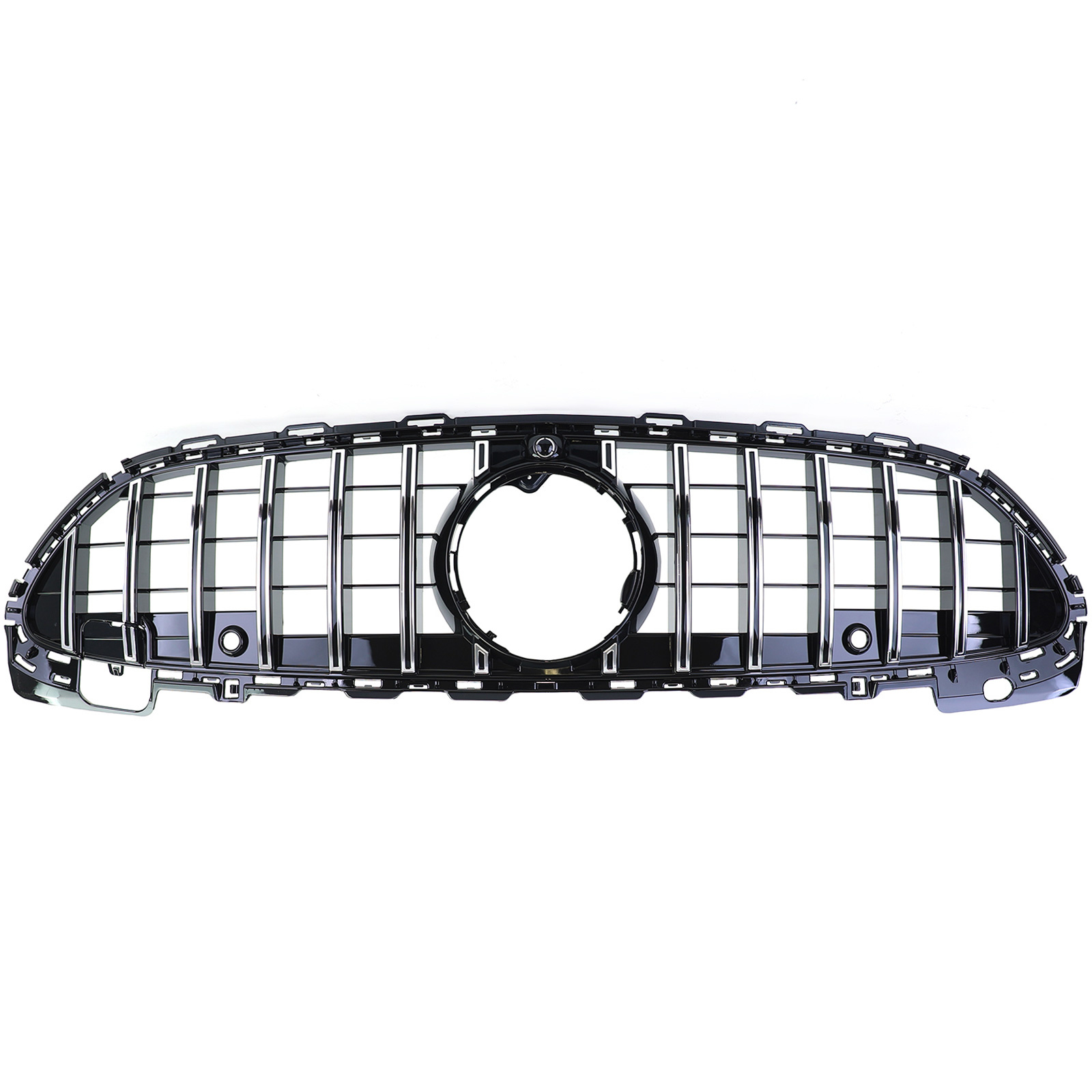 Autogrille geschikt voor Mercedes C-klasse W206 S206 - Sport optiek - Zwart chroom