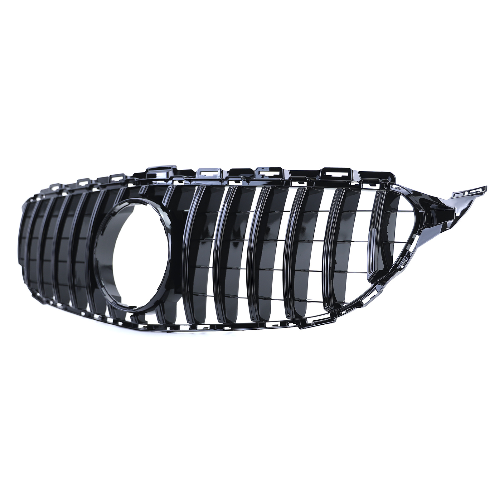 Autogrille - geschikt voor Mercedes C-klasse W205 S205 14-18 - Zwart Glans - Sportieve Uitvoering