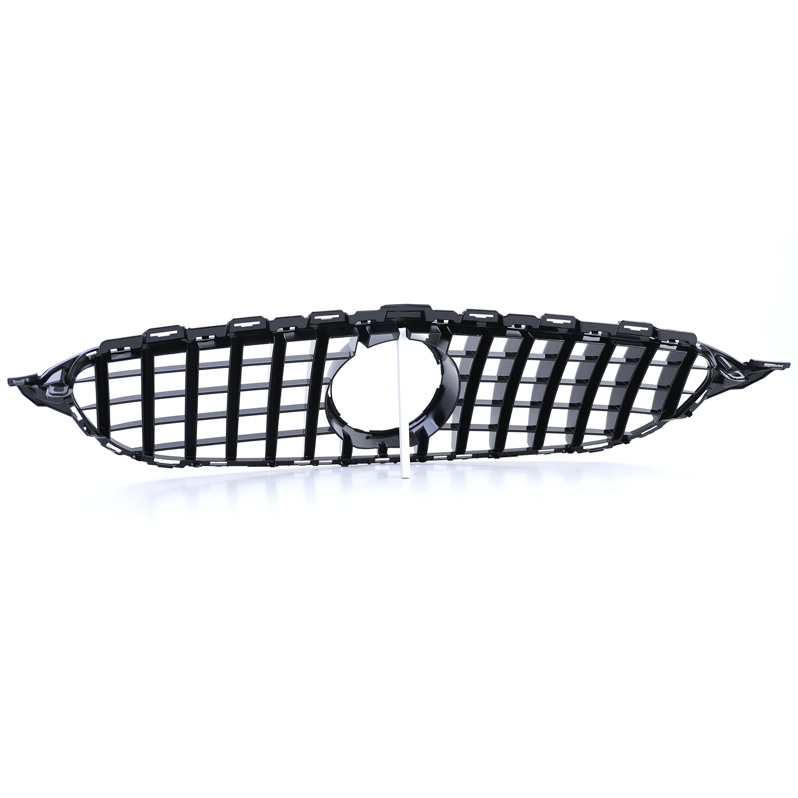 Autogrille - Mercedes C-klasse W205 S205 14-18 - Zwart Glans - Sportieve Uitvoering