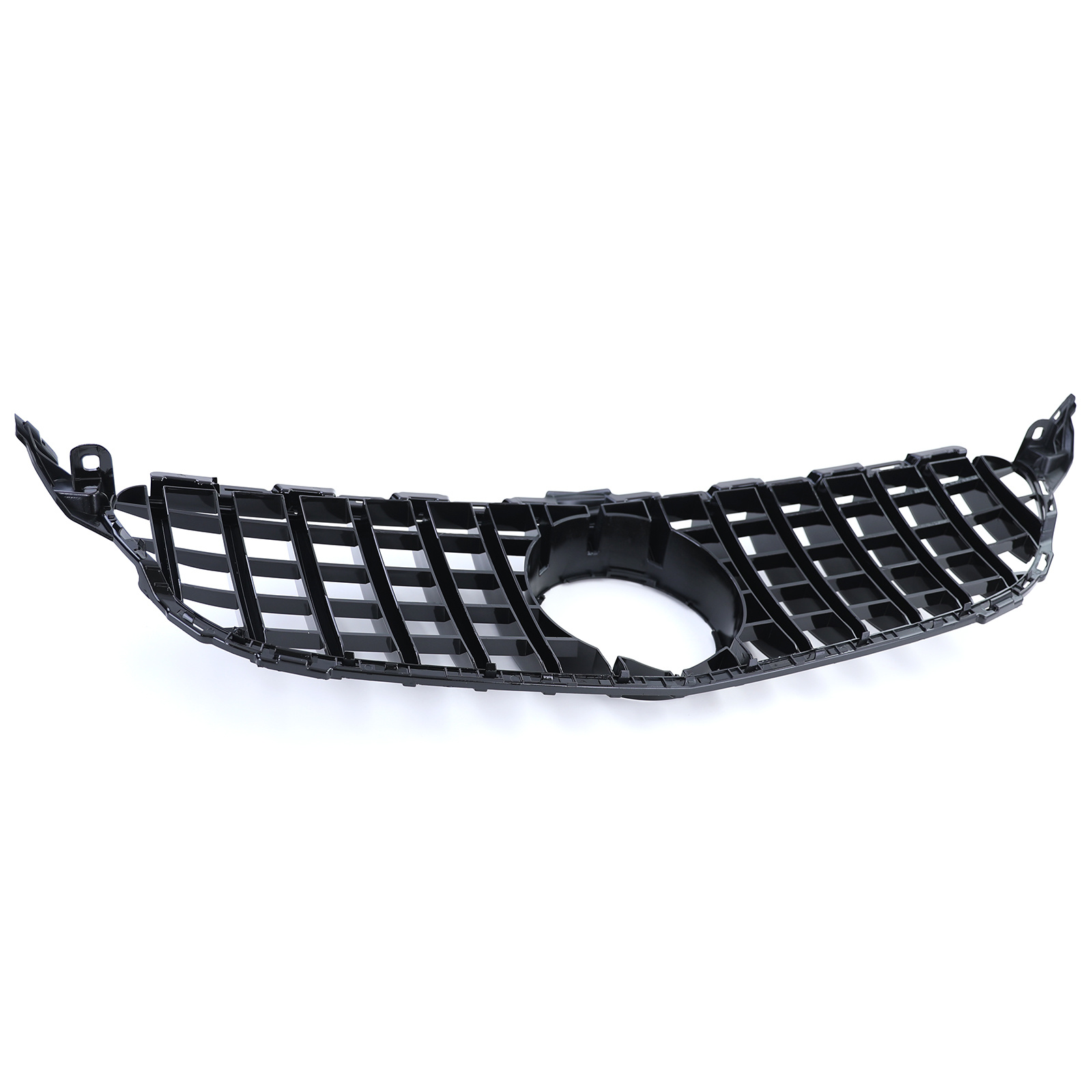 Autogrille - geschikt voor Mercedes C-klasse W205 S205 14-18 - Zwart Glans - Sportieve Uitvoering