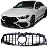 Sport Grill geschikt voor Mercedes CLA C118 X118 vanaf 19 - ZWART GLANS - Sport optiek