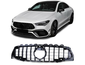 Sport Grill - Mercedes CLA C118 X118 vanaf 19 - ZWART GLANS - Sport optiek