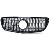 Autogrille geschikt voor Mercedes Vito W447 14-19 - Zwart glanzend - Sportieve uitstraling