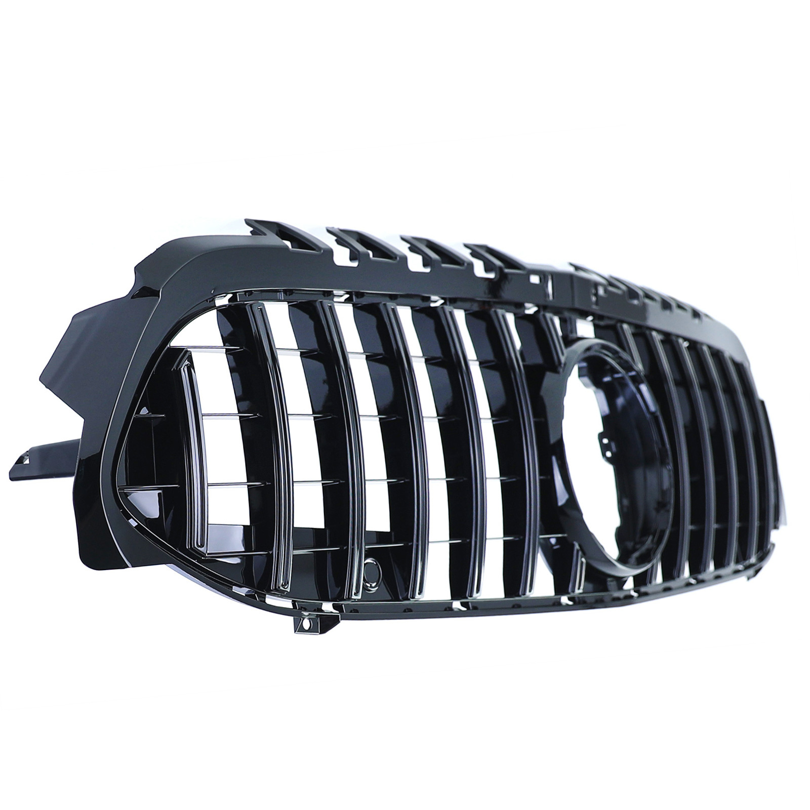 Autogrille - Mercedes A-klasse W177 - Sport optiek - Glanzend zwart