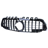 Autogrille geschikt voor Mercedes A-klasse W177 - Sport optiek - Glanzend zwart