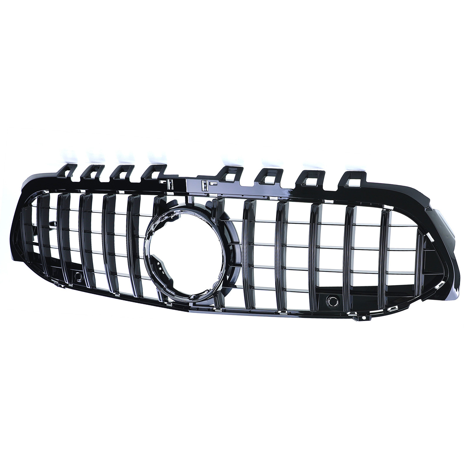 Autogrille - Mercedes A-klasse W177 - Sport optiek - Glanzend zwart