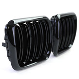 Sport Grill geschikt voor BMW 3-serie E36 96-99 - Dubbele stang - Zwart glans