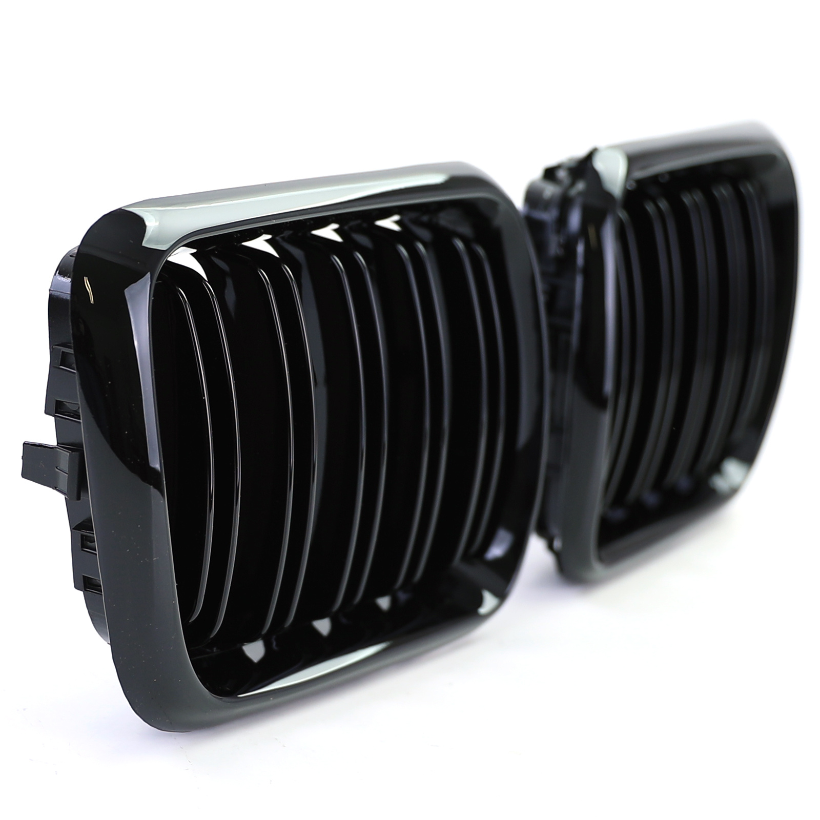 Sport Grill geschikt voor BMW 3-serie E36 96-99 - Dubbele stang - Zwart glans