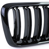 Sport Grill geschikt voor BMW 3-serie E36 96-99 - Dubbele stang - Zwart glans