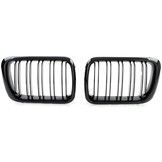 Sport Grill geschikt voor BMW 3-serie E36 96-99 - Dubbele stang - Zwart glans