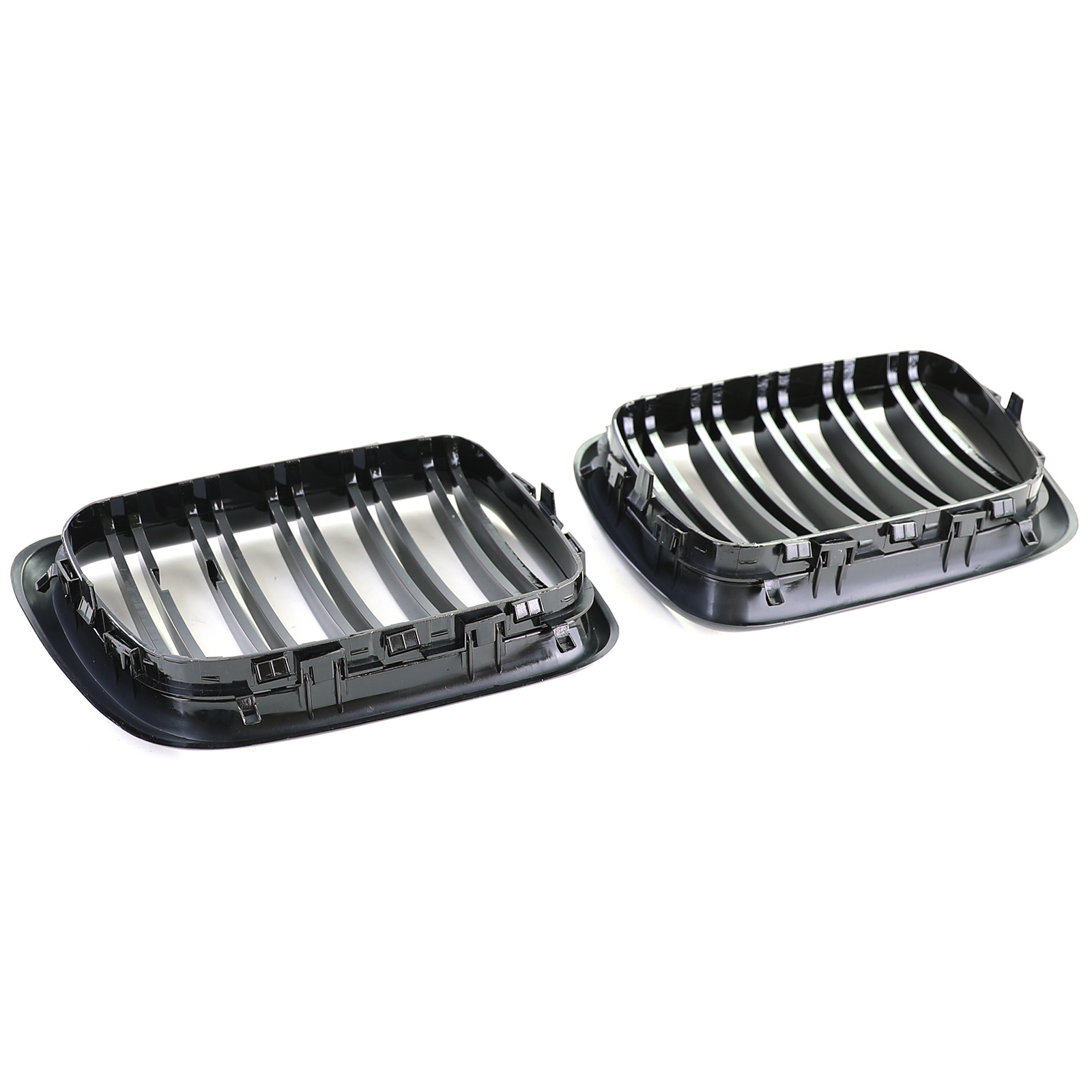Sport Grill geschikt voor BMW 3-serie E36 96-99 - Dubbele stang - Zwart glans