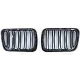 Sport Grill - BMW 3-serie E36 96-99 - Dubbele stang - Zwart glans